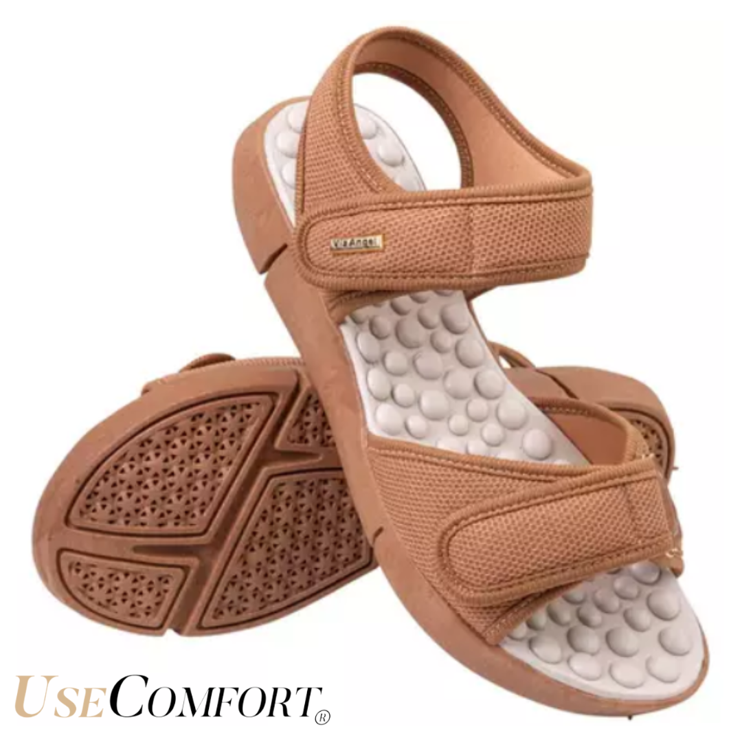 Sandália Papete Ortopédica Massageadora Leve - Use Comfort