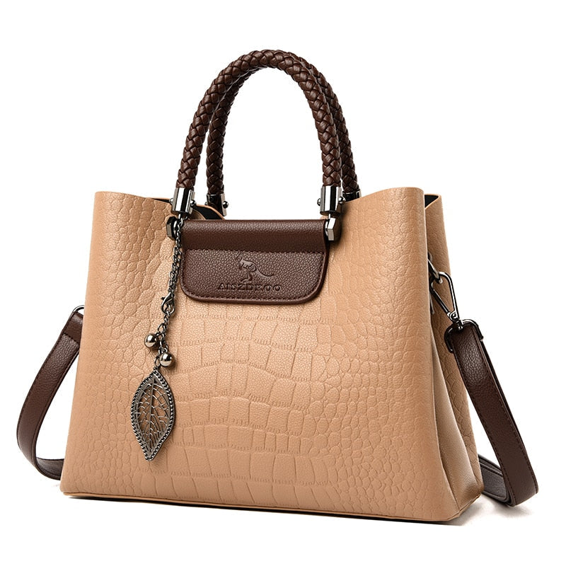 Bolsa Femina de Couro Fashion