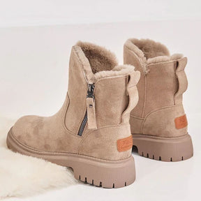 Bota Feminina de Inverno Aveludada - Aprico